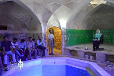 اجرای گروه تئاتر لوار در حمام تاریخی گله داری