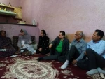 دیدارمدیرکل فرهنگ وارشاداسلامی  باخانواده پیشکسوت تئاترهرمزگان موسی آشفته