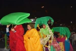 نمایش خیابانی حنا راستی به نویسندگی و کارگردانی حسن سبحانی مینابی در محلات و روستاهای  شهرستان میناب اجرا شد