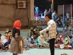 نمایش خیابانی تقاطع زندگی در میناب به اجرا در آمد 2