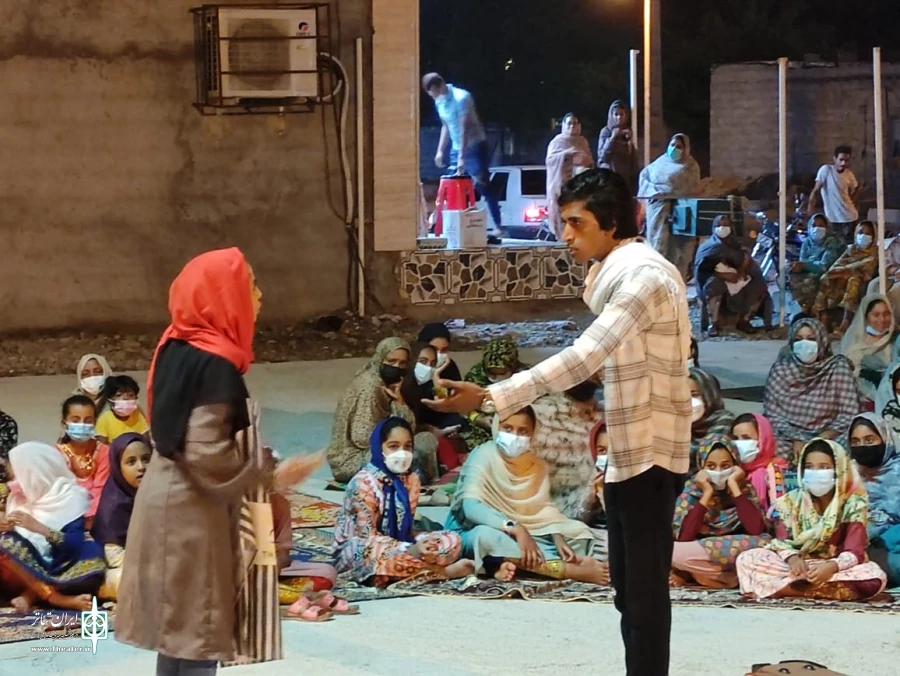 نمایش خیابانی تقاطع زندگی در میناب به اجرا در آمد 2