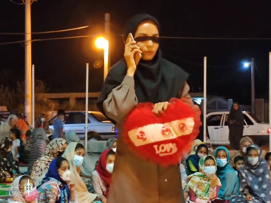 نمایش خیابانی تقاطع زندگی در میناب به اجرا در آمد 3