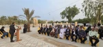 مراسم کلنگ زنی سالن پلاتوتئاتر با حضور فرماندار،امام جمعه ،شهردار و اعضای شورای شهر و هنرمندان درشهرستان بستک زمین خورد 3