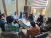 نشست هیأت مدیره انجمن هنرهای نمایشی با همراهی جمعی از هنرمندان‌ و با حضور آقای عباسی رییس شورا و  سیدمحمدرضا موسویی و سرکارخانم فریده عامری عضو شورای شهر بندرعباس  2