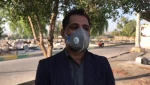 گزارش تصویری از حسین کریمی رئیس انجمن هنرهای نمایشی استان هرمزگان در مراسم خاکسپاری زنده یاد غلام پیله ور